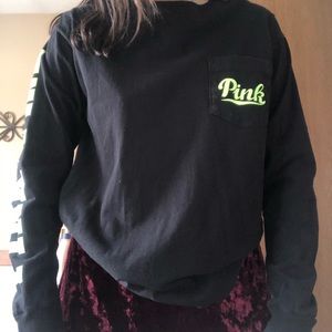 Pink Vs long sleeve shirt